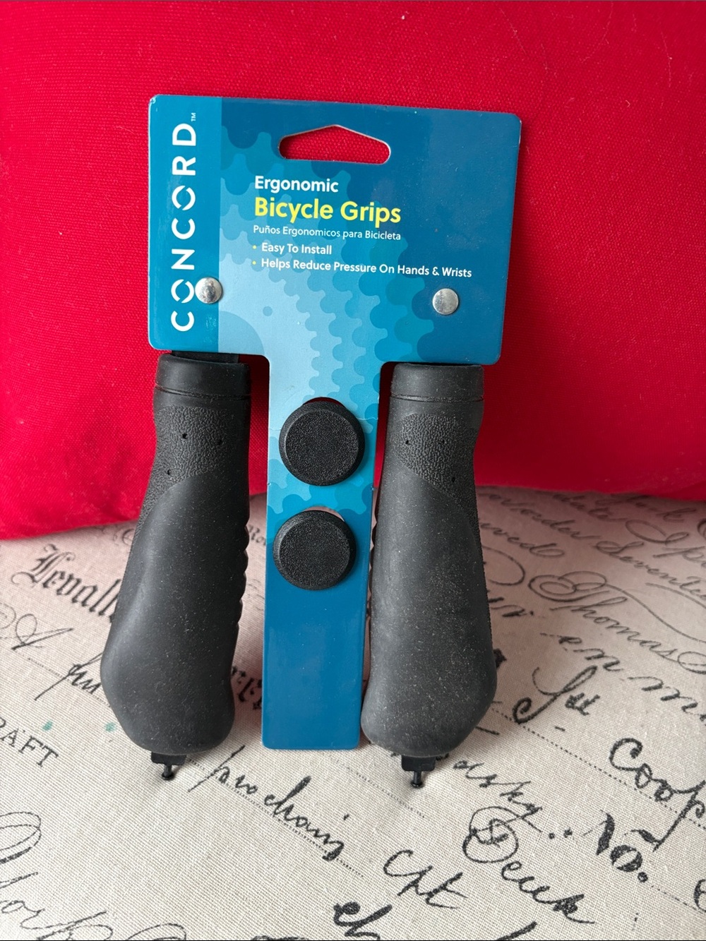 Concord Ergonomic Kids Bicycle Grips - Black
